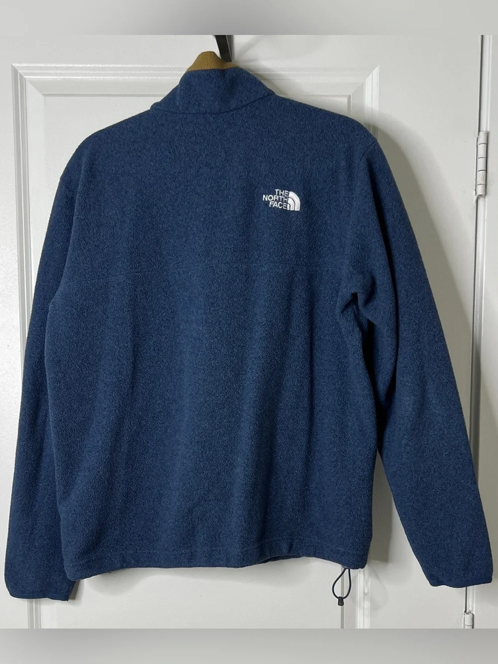 The North Face Navy & Tan 1/2 Zip Fleece Pullover